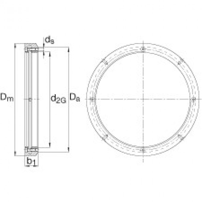 Гайки валов HMZ33 FAG 10168