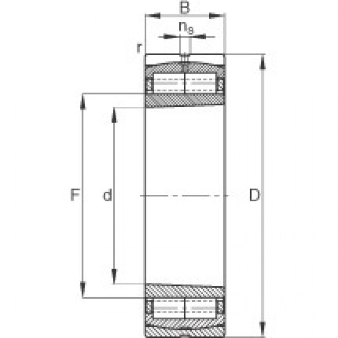 Цилиндрические роликоподшипники F-804203.ZL-K-C3 FAG 10268