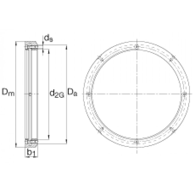 Гайки валов HMZ30/600 FAG 176136
