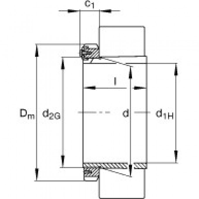 Закрепительные втулки H241/950-HG FAG 176369