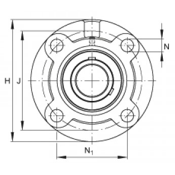 Фланцевые подшипниковые узлы UCFC217 FAG 176913 Фланцевые подшипниковые узлы UCFC217 FAG 176913