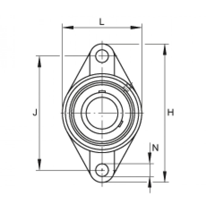 Фланцевые подшипниковые узлы UCFL209-27 FAG 176944
