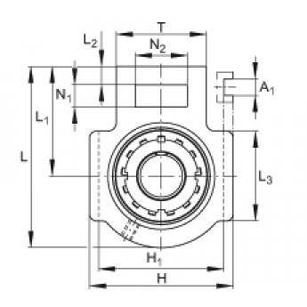 Подшипниковые узлы с корпусами-натяжителями UKT205 FAG 177132 Подшипниковые узлы с корпусами-натяжителями UKT205 FAG 177132