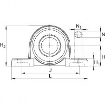 Стационарные подшипниковые узлы UCP218 FAG 177211