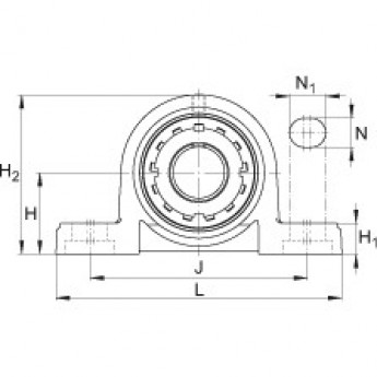 Стационарные подшипниковые узлы UKP217 FAG 177259