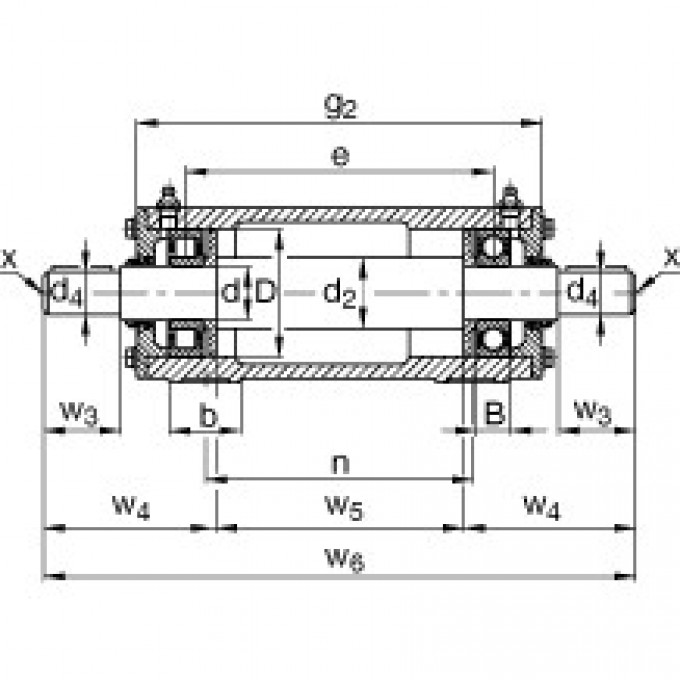Стационарные подшипниковые узлы VRE312-B FAG 177286