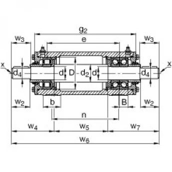 Стационарные подшипниковые узлы VRE307-C FAG 177299