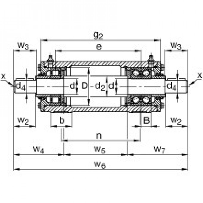 Стационарные подшипниковые узлы VRE315-C FAG 177307
