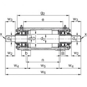 Стационарные подшипниковые узлы VRE305-D FAG 177315