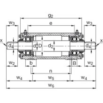 Стационарные подшипниковые узлы VRE318-D FAG 177328