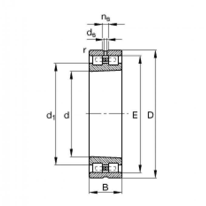 Цилиндрические роликоподшипники NN3020-AS-K-M-SP FAG 184263