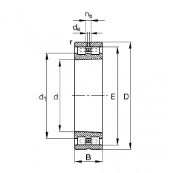 Цилиндрические роликоподшипники NN3030-AS-K-M-SP FAG 184269