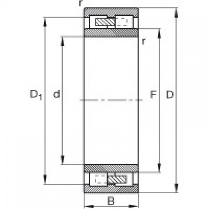 Цилиндрические роликоподшипники NNU4148-M FAG 184301