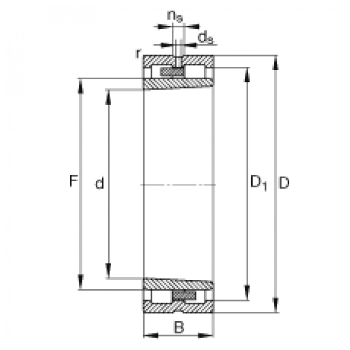 Цилиндрические роликоподшипники NNU4930-S-K-M-SP FAG 184321