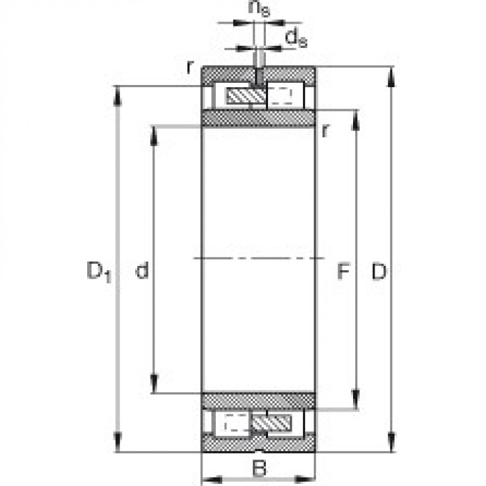 Цилиндрические роликоподшипники NNU4924-S-M-SP FAG 184344