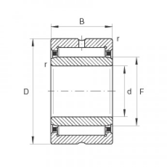 Роликоподшипники игольчатые (с массивными кольцами) NKI22/20 FAG 184726 Роликоподшипники игольчатые (с массивными кольцами) NKI22/20 FAG 184726