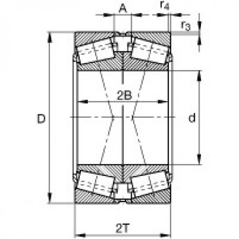 Конические роликоподшипники 32022-X-XL-DF-A170-230 FAG 184902 Конические роликоподшипники 32022-X-XL-DF-A170-230 FAG 184902