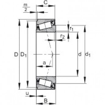 Конические роликоподшипники JK0S080-A FAG 185251