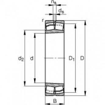 Самоустанавливающийся роликоподшипник 22207-E1-K-C3 FAG 185880 Самоустанавливающийся роликоподшипник 22207-E1-K-C3 FAG 185880