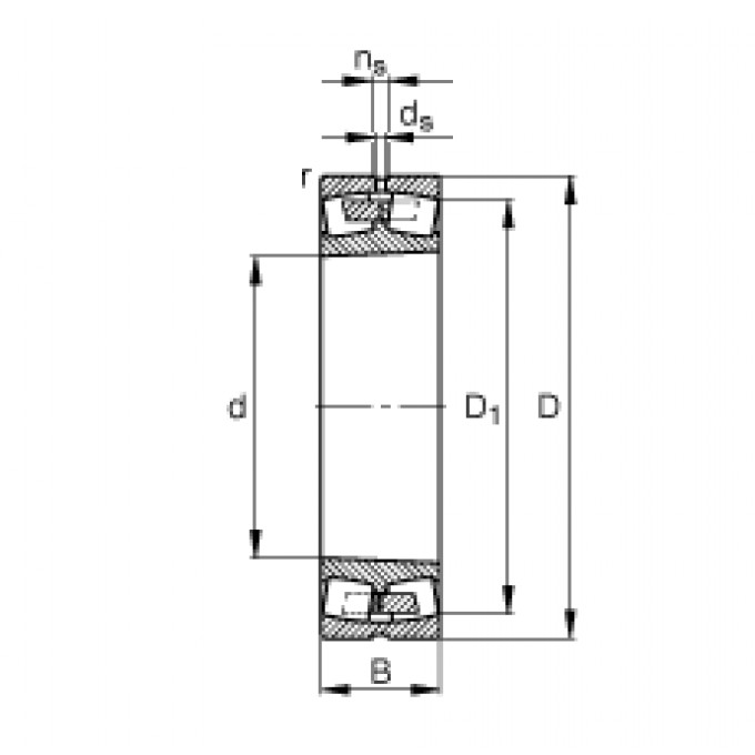 Самоустанавливающийся роликоподшипник 240/560-B-K30-MB FAG 186855