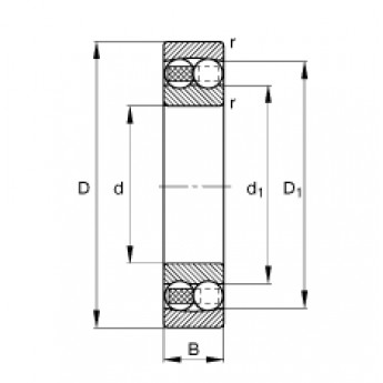 Радиальные сферические шарикоподшипники 1210-TVH FAG 188707 Радиальные сферические шарикоподшипники 1210-TVH FAG 188707