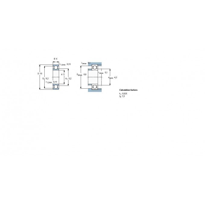 Шарикоподшипники радиальные 607-2RSR FAG 189087