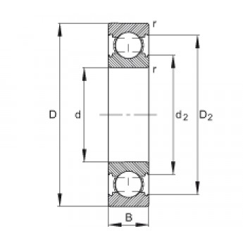 Шарикоподшипники радиальные 6002-C FAG 189130 Шарикоподшипники радиальные 6002-C FAG 189130