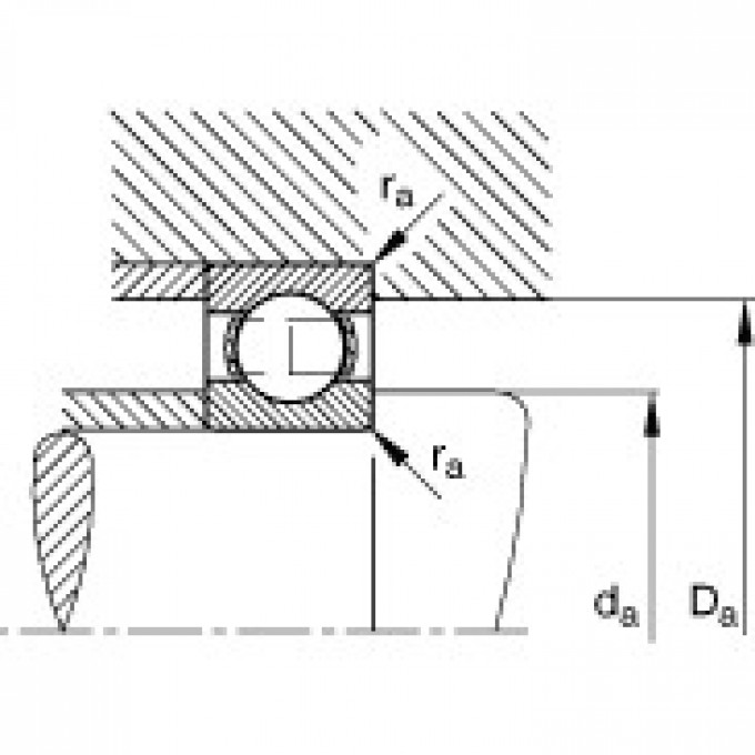 Шарикоподшипники радиальные 6003 FAG 189135