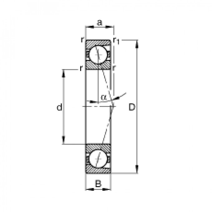 Шпиндельные подшипники B7015-C-T-P4S FAG 189667