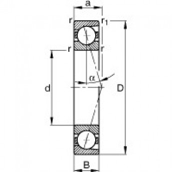 Шпиндельные подшипники B7217-C-T-P4S FAG 189899