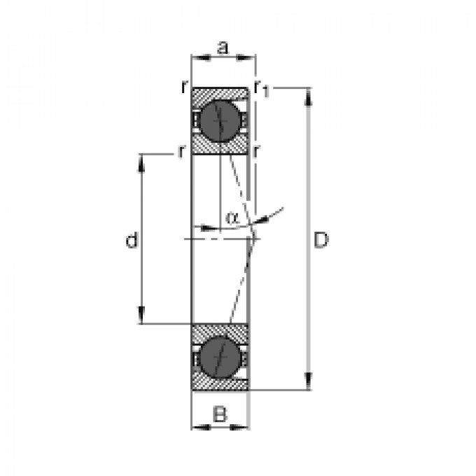 Шпиндельные подшипники HCB7034-C-T-P4S FAG 190069