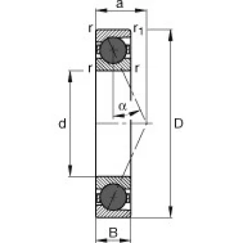 Шпиндельные подшипники HCB7224-E-T-P4S FAG 190333
