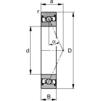 Шпиндельные подшипники HCS7028-E-T-P4S FAG 190364 Шпиндельные подшипники HCS7028-E-T-P4S FAG 190364