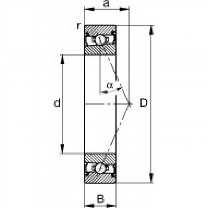 Шпиндельные подшипники HSS7009-E-T-P4S FAG 190555