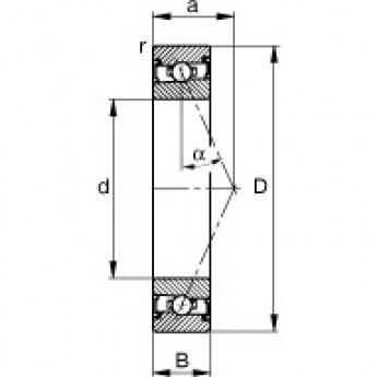 Шпиндельные подшипники HSS71909-E-T-P4S FAG 190607 Шпиндельные подшипники HSS71909-E-T-P4S FAG 190607