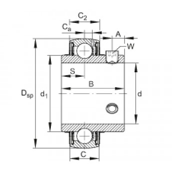 Закрепляемые подшипники UC206 FAG 190642 Закрепляемые подшипники UC206 FAG 190642