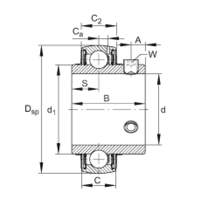 Закрепляемые подшипники UC208-25 FAG 190649